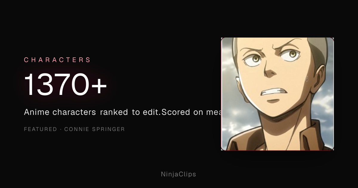 Trending Anime Characters | NinjaClips